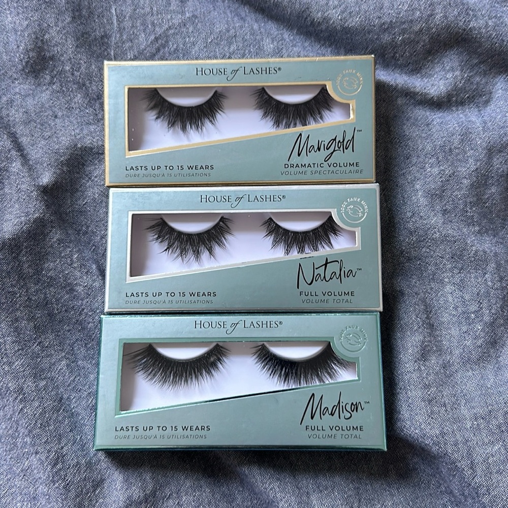 New and boxed House of Lashes trio